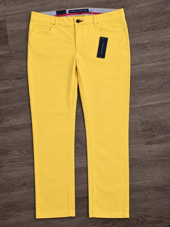 Tommy Hilfiger Denim - Tommy Hilfiger Women’s Bright Yellow Skinny-Leg Jeans